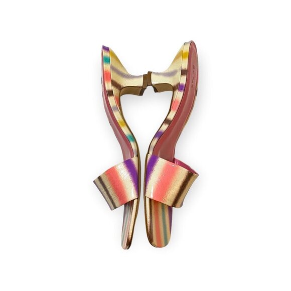 By Far Freddy Spray Print Slide sandals, Size 40EU NWT - Picture 9 of 16